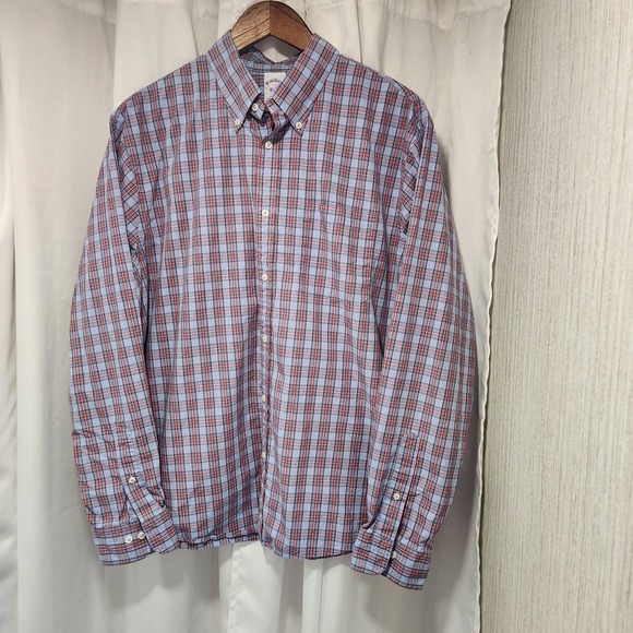 Brooks Brothers Other - Men's BROOKS BROTHERS Blue Or Lavender‎ Red Blue Sleeve Shirt Size L